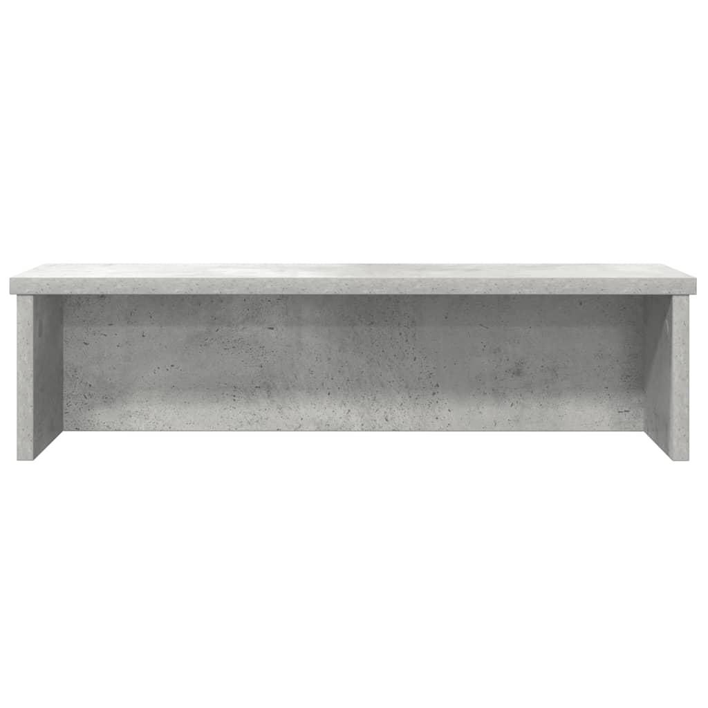 Étagère de cuisine empilable en béton gris 60x15x16 cm en bois