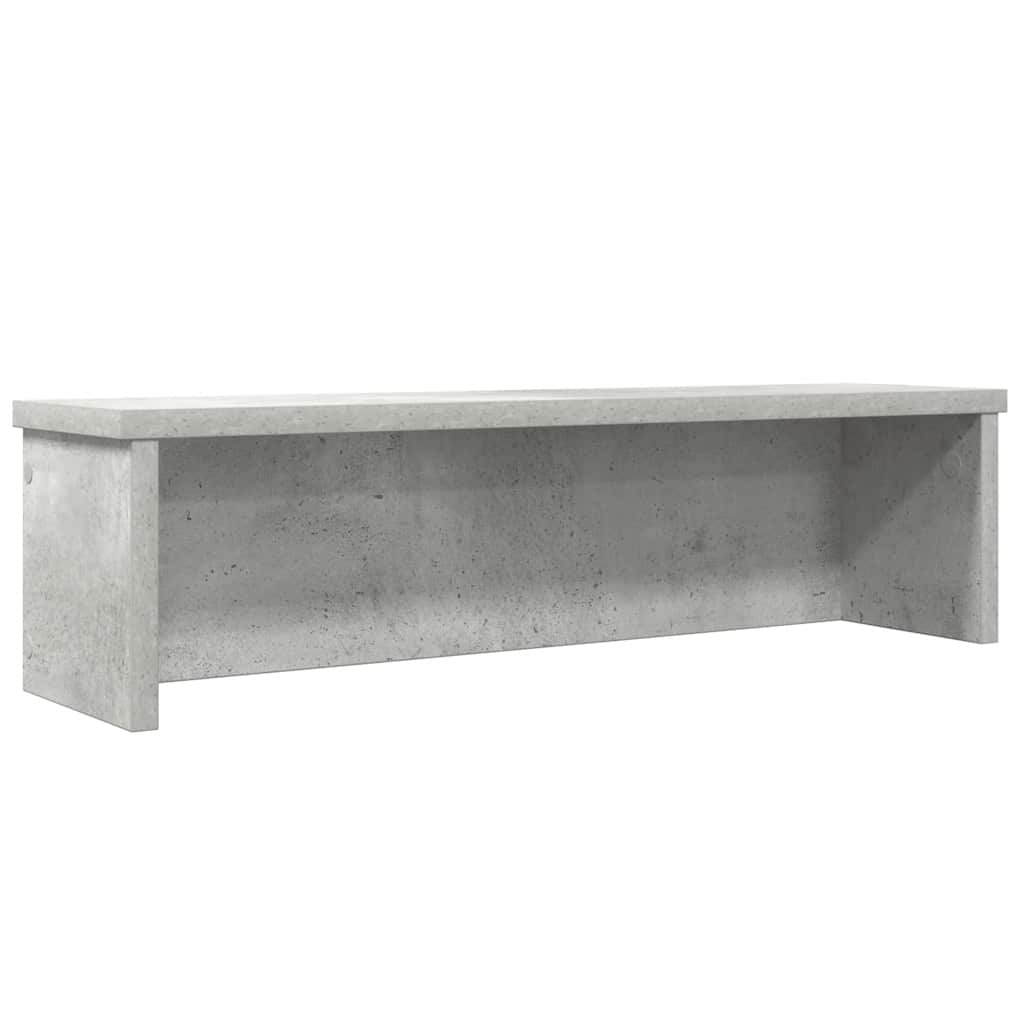 Étagères de cuisine empilables, lot de 2, gris béton, 60 x 15 x 16 cm