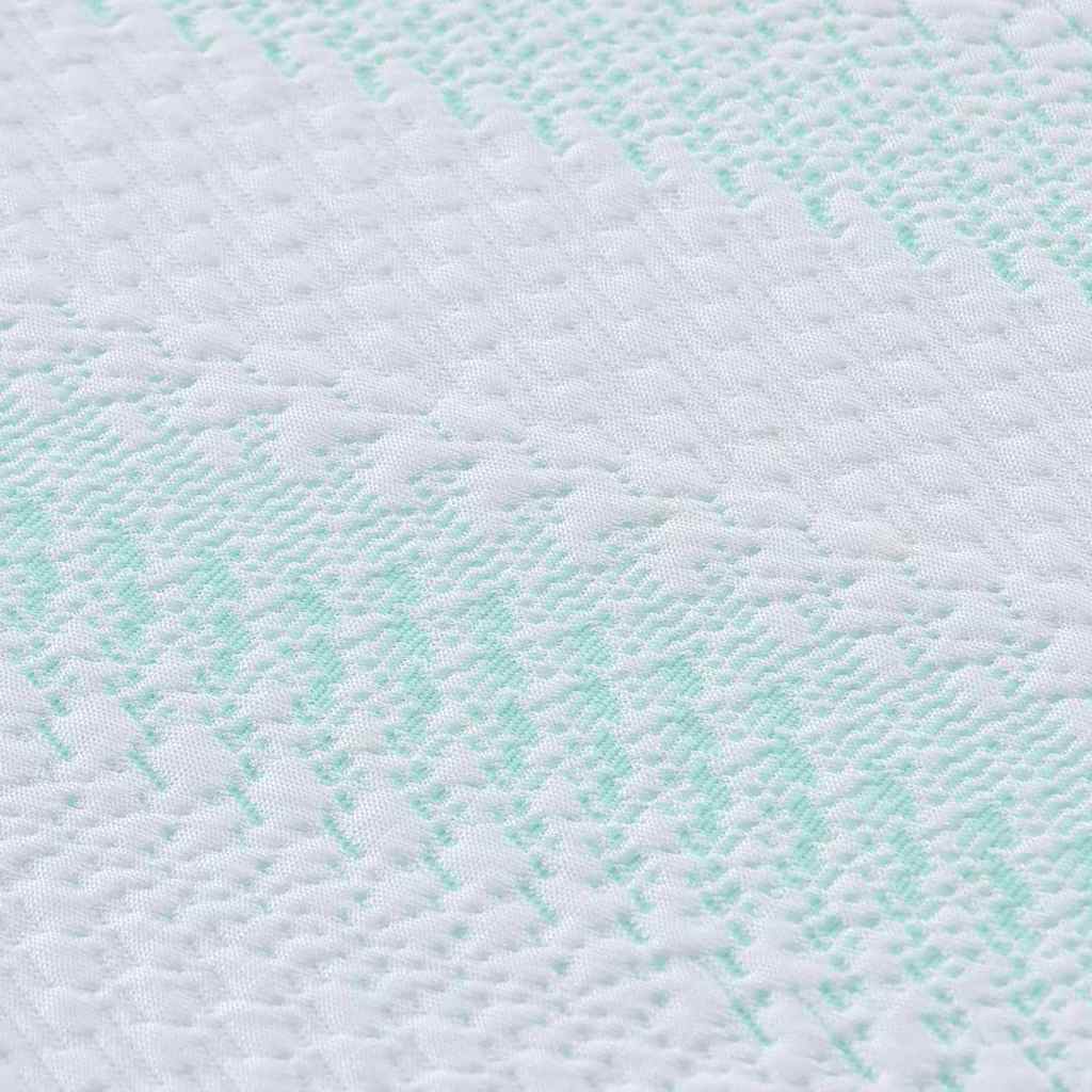 Matratzenpads Weiß und Grün 200 x 200 cm