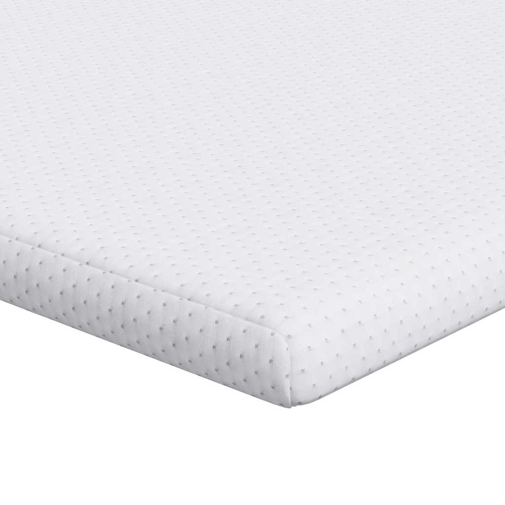 Matratzenpads Weiß 90 x 200 cm 100% Polyester Jacquardstoff