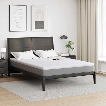 Matratzenauflage Weiß 140 x 190 cm Jacquard Stoff