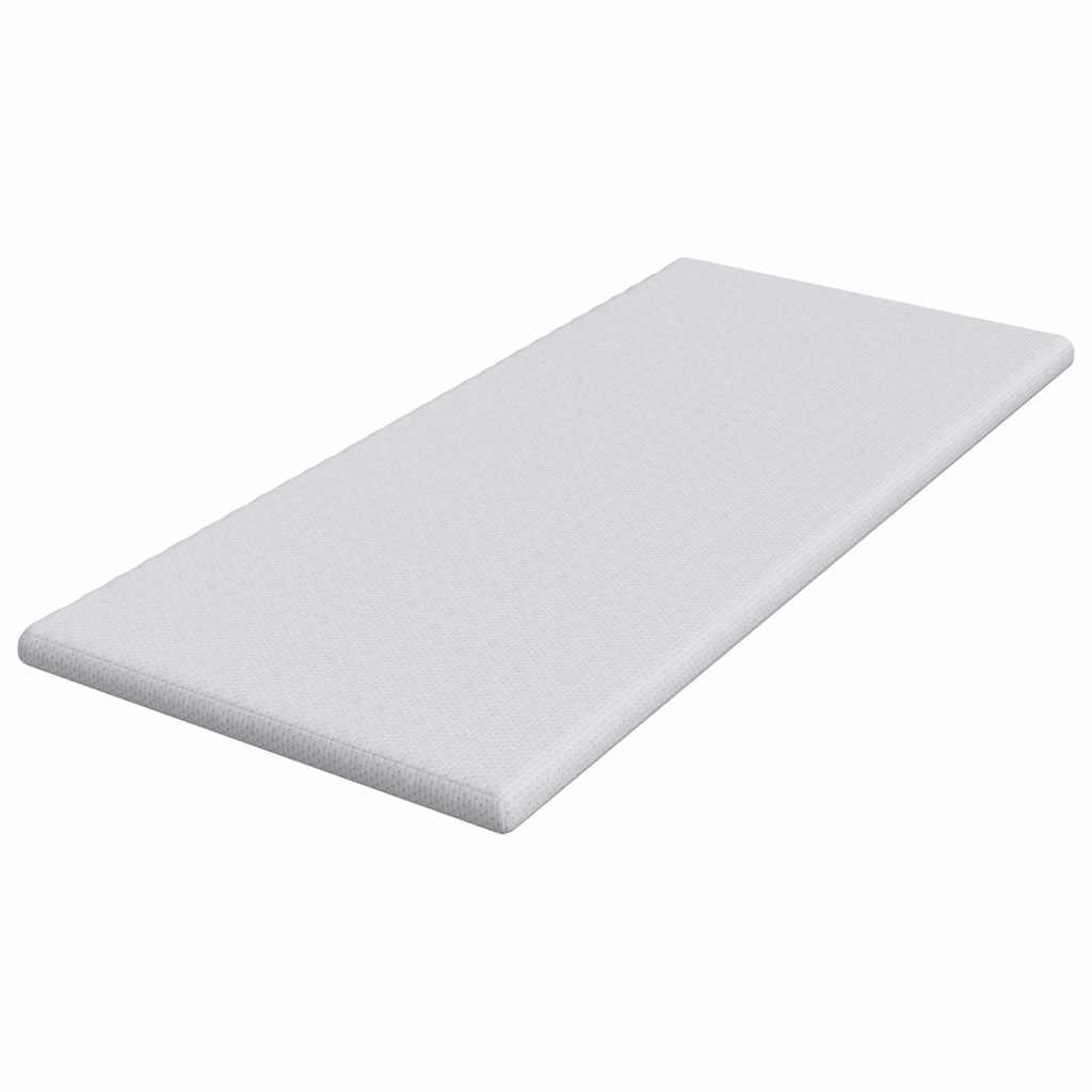 Matratzenpads Weiß 90 x 200 cm 100% Polyester Jacquardstoff