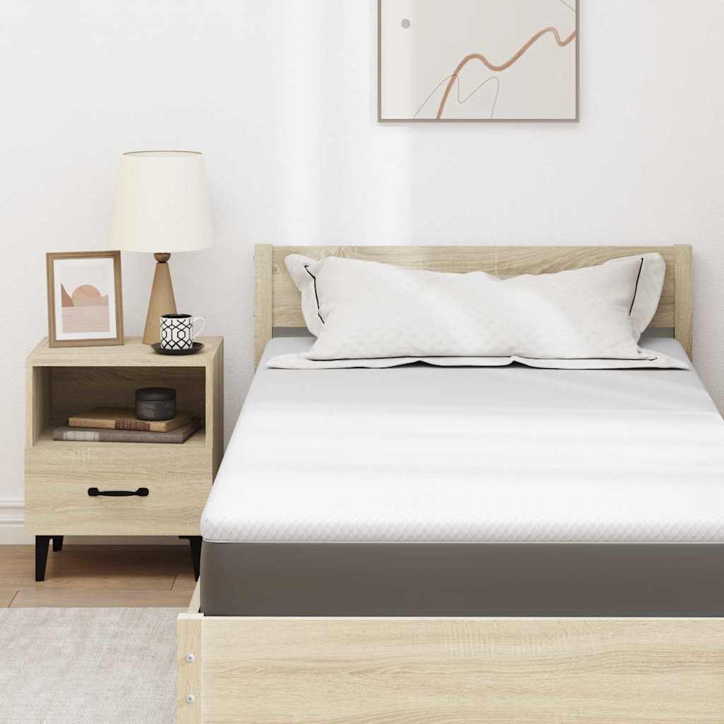 Matratzenpads Weiß 120 x 200 cm 100% Polyester Jacquardstoff