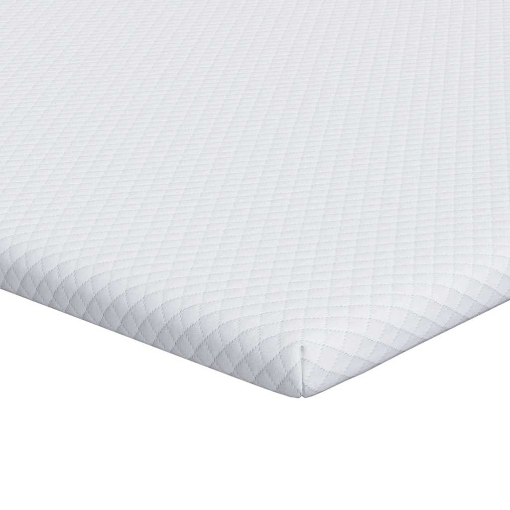 Matratzenpads Weiß 140 x 190 cm 100% Polyester Jacquardstoff