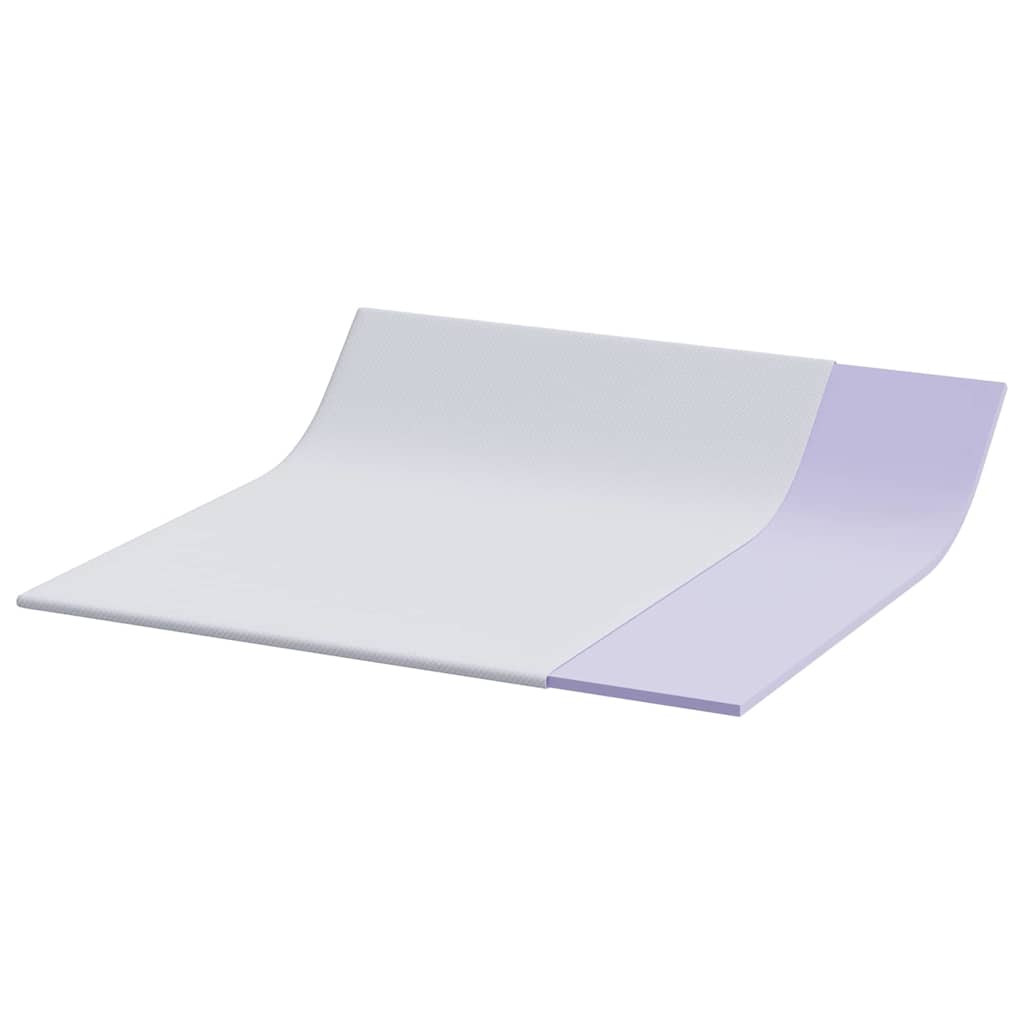 Matratzenpads Weiß 200 x 200 cm 100% Polyester Jacquardstoff