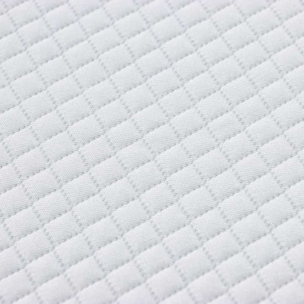 Matratzenpads Weiß 90 x 200 cm 100% Polyester Jacquardstoff