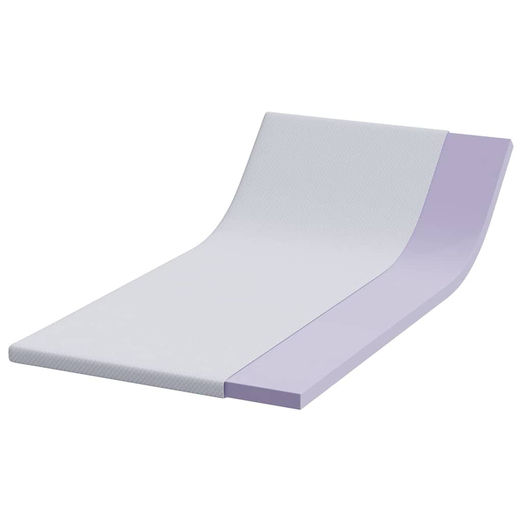 Matratzenpads Weiß 100 x 200 cm 100% Polyester Jacquardstoff