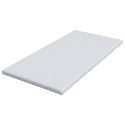 Matratzentopper aus Memory-Schaum 100 x 200 cm Thick Weich Weiß