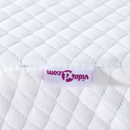 Matratzentopper aus Memory-Schaum 140 x 190 cm Thick Weich Weiß