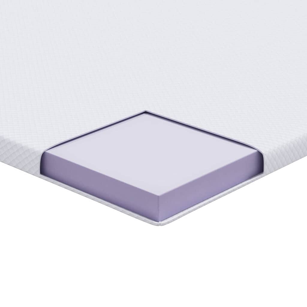 Matratzentopper aus Memory-Schaum 140 x 200 cm Thick Weich Weiß