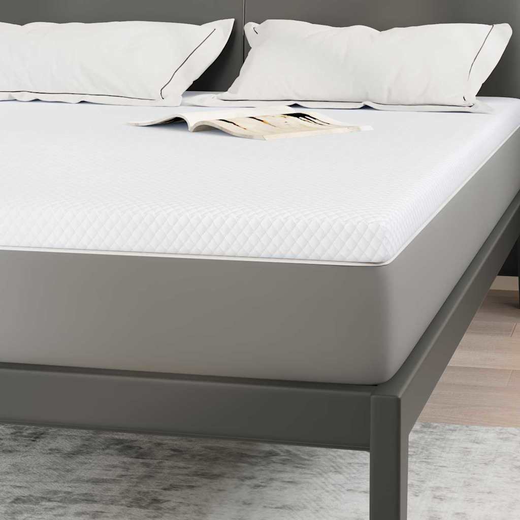 Matratzentopper aus Memory-Schaum 140 x 200 cm Thick Weich Weiß