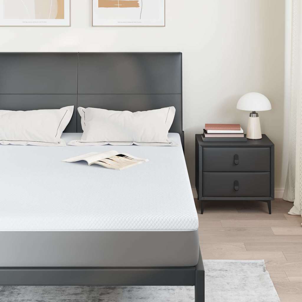 Matratzenpads Weiß 160 x 200 cm 100% Polyester Jacquardstoff