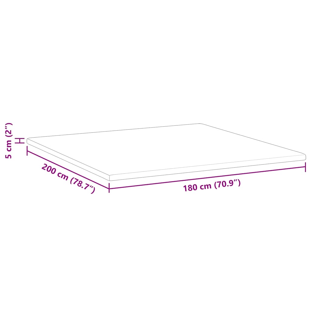 Matratzentopper aus Memory-Schaum 180 x 200 cm Thick Weich Weiß