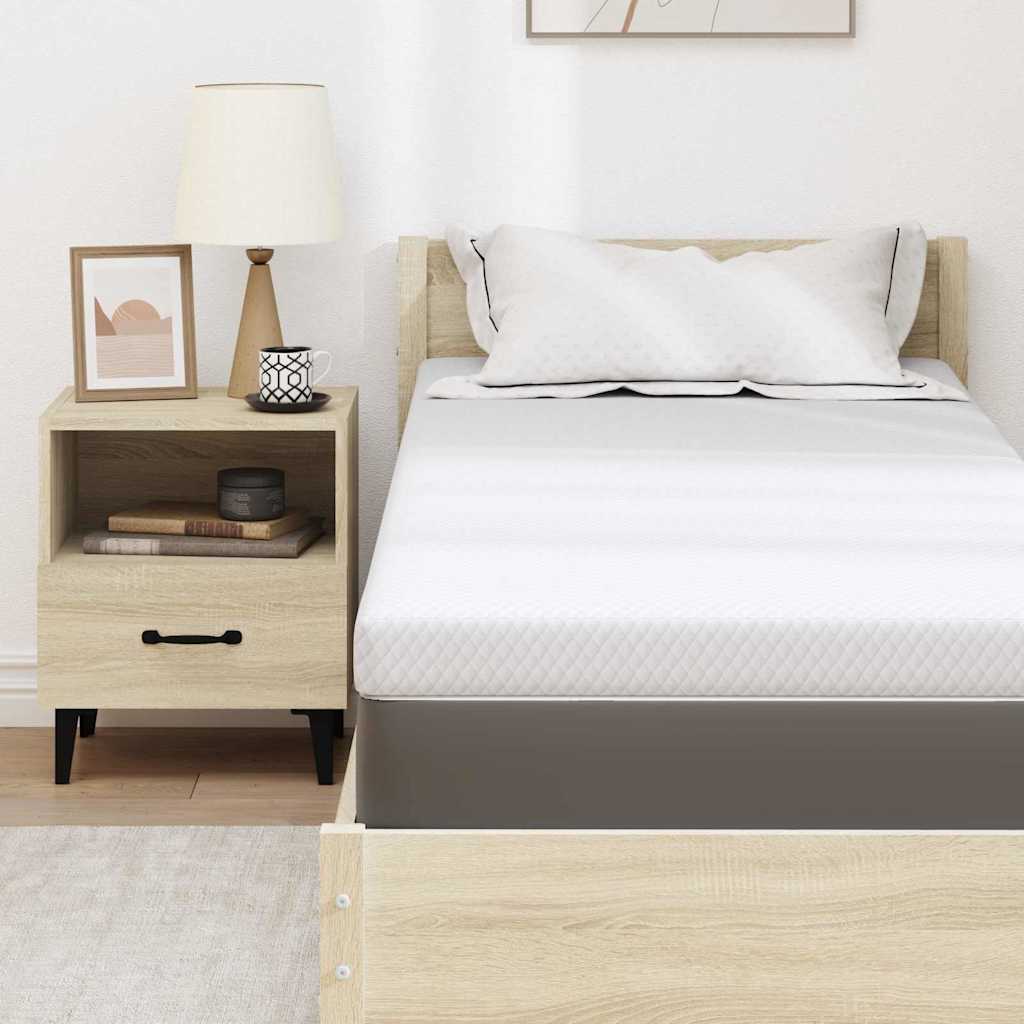 Matratzenpads Weiß 70 x 200 cm 100% Polyester Jacquardstoff