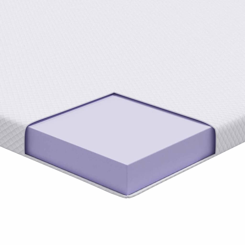 Matratzenpads Weiß 80 x 200 cm 100% Polyester Jacquardstoff