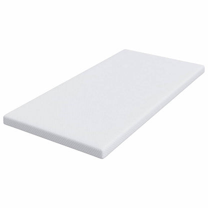 Matratzentopper aus Memory-Schaum 90 x 190 cm Thick Weich Weiß