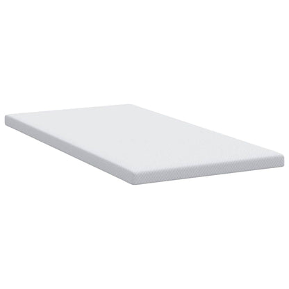 Matratzentopper aus Memory-Schaum 90 x 190 cm Thick Weich Weiß
