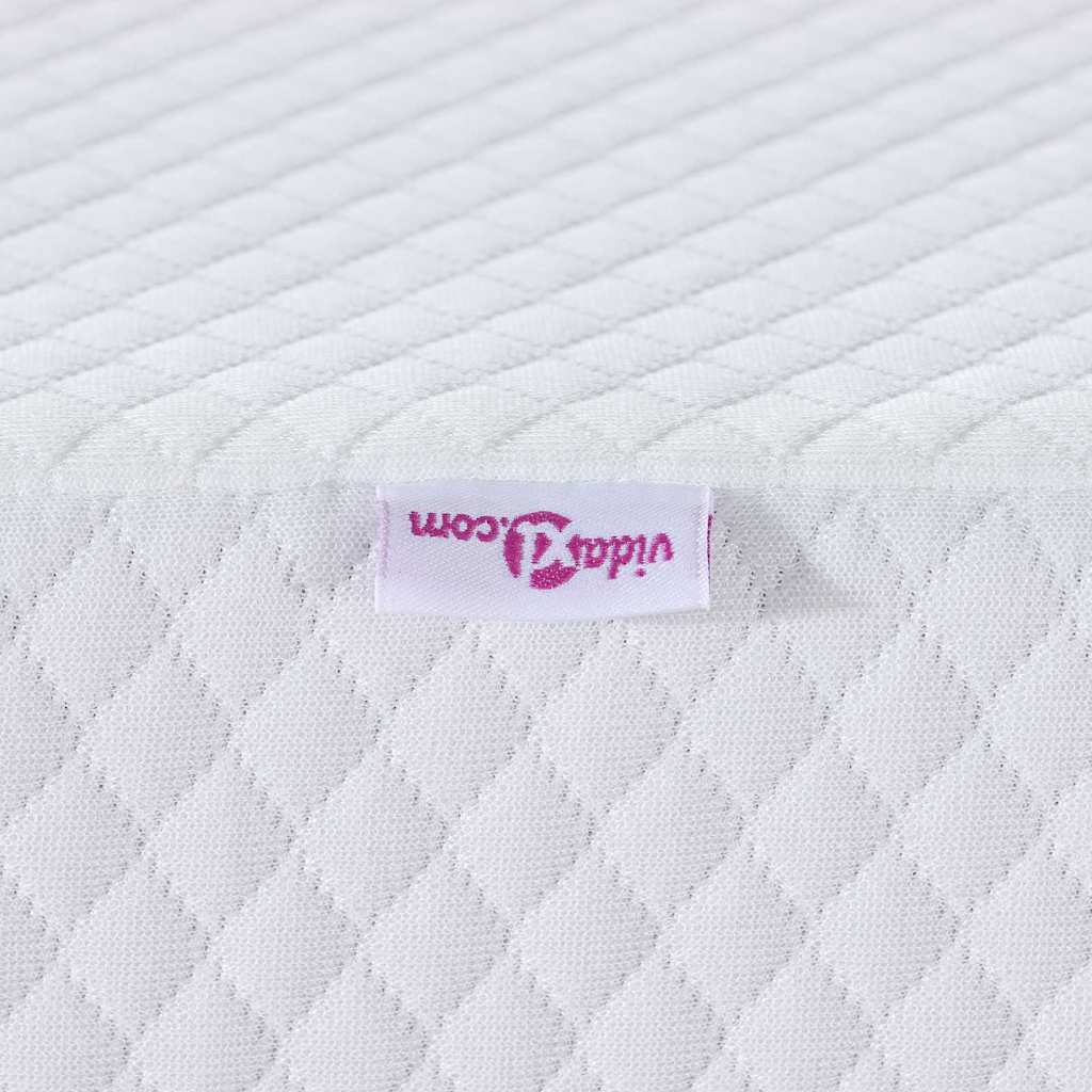Matratzentopper aus Memory-Schaum 100 x 200 cm Thick Weich Weiß