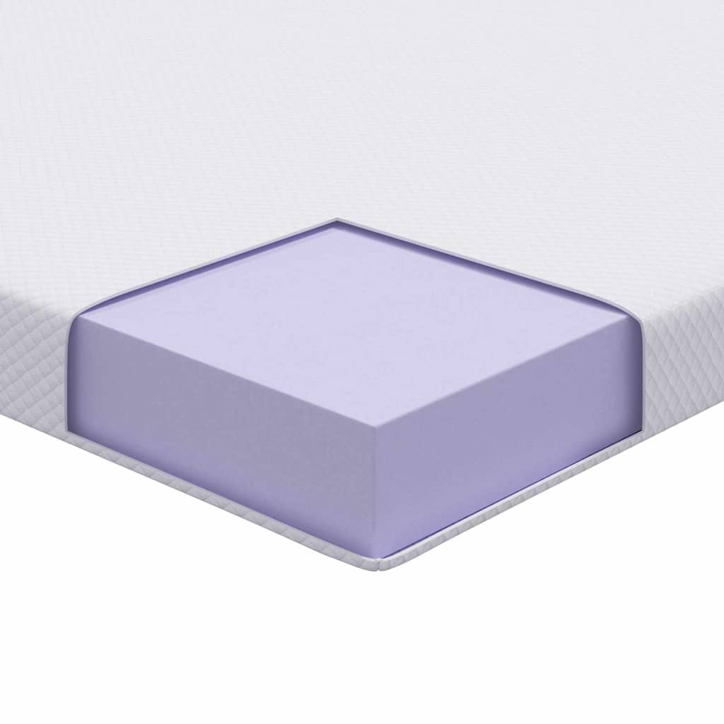 Matratzentopper aus Memory-Schaum 100 x 200 cm Thick Weich Weiß