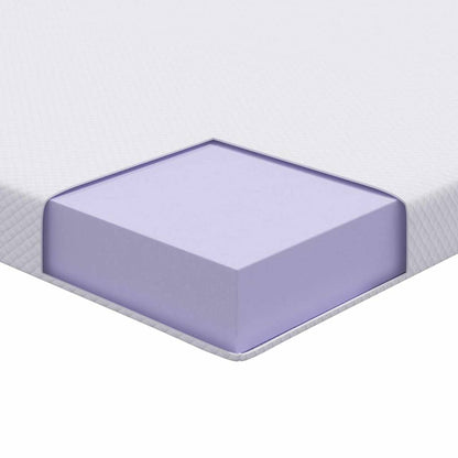 Matratzentopper aus Memory-Schaum 100 x 200 cm Thick Weich Weiß