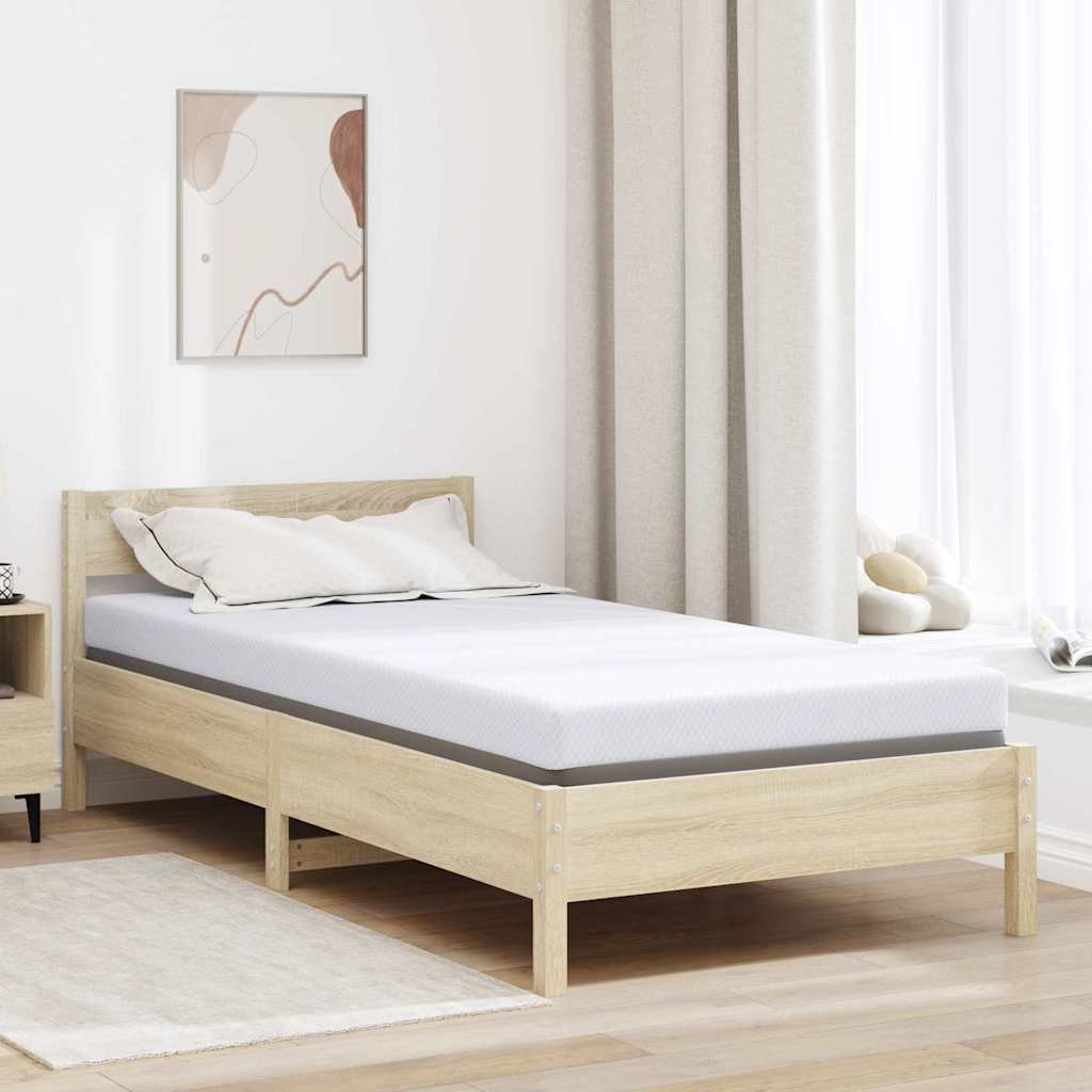 Matratzentopper aus Memory-Schaum 100 x 200 cm Thick Weich Weiß
