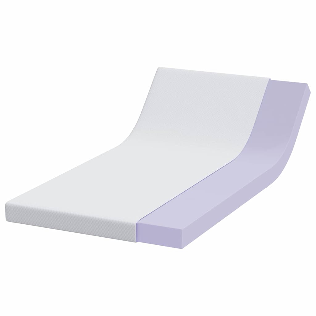 Matratzentopper aus Memory-Schaum 100 x 200 cm Thick Weich Weiß