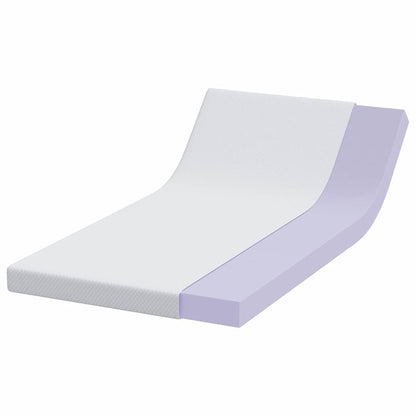 Matratzentopper aus Memory-Schaum 100 x 200 cm Thick Weich Weiß