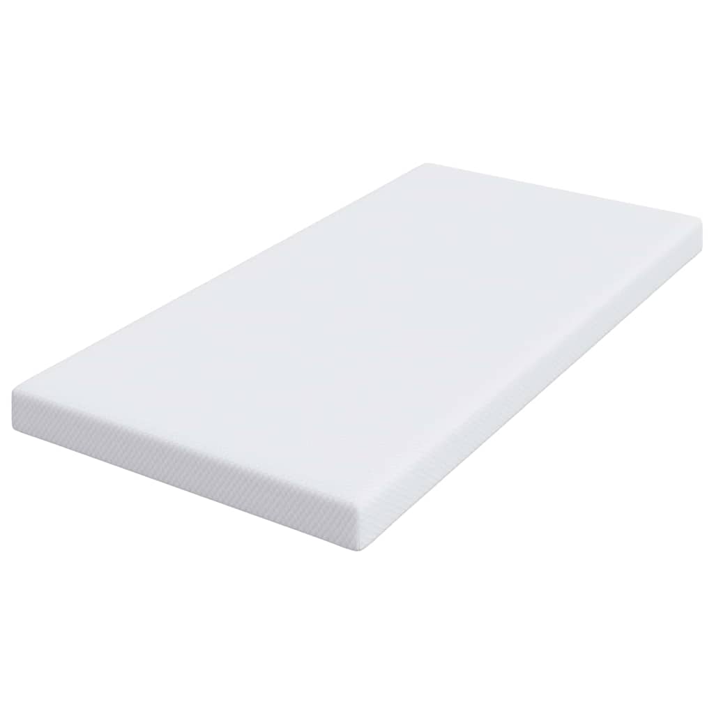 Matratzentopper aus Memory-Schaum 100 x 200 cm Thick Weich Weiß