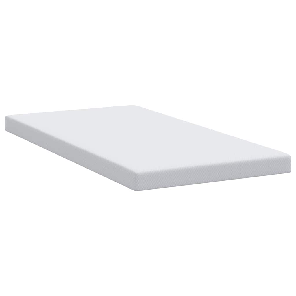 Matratzentopper aus Memory-Schaum 100 x 200 cm Thick Weich Weiß