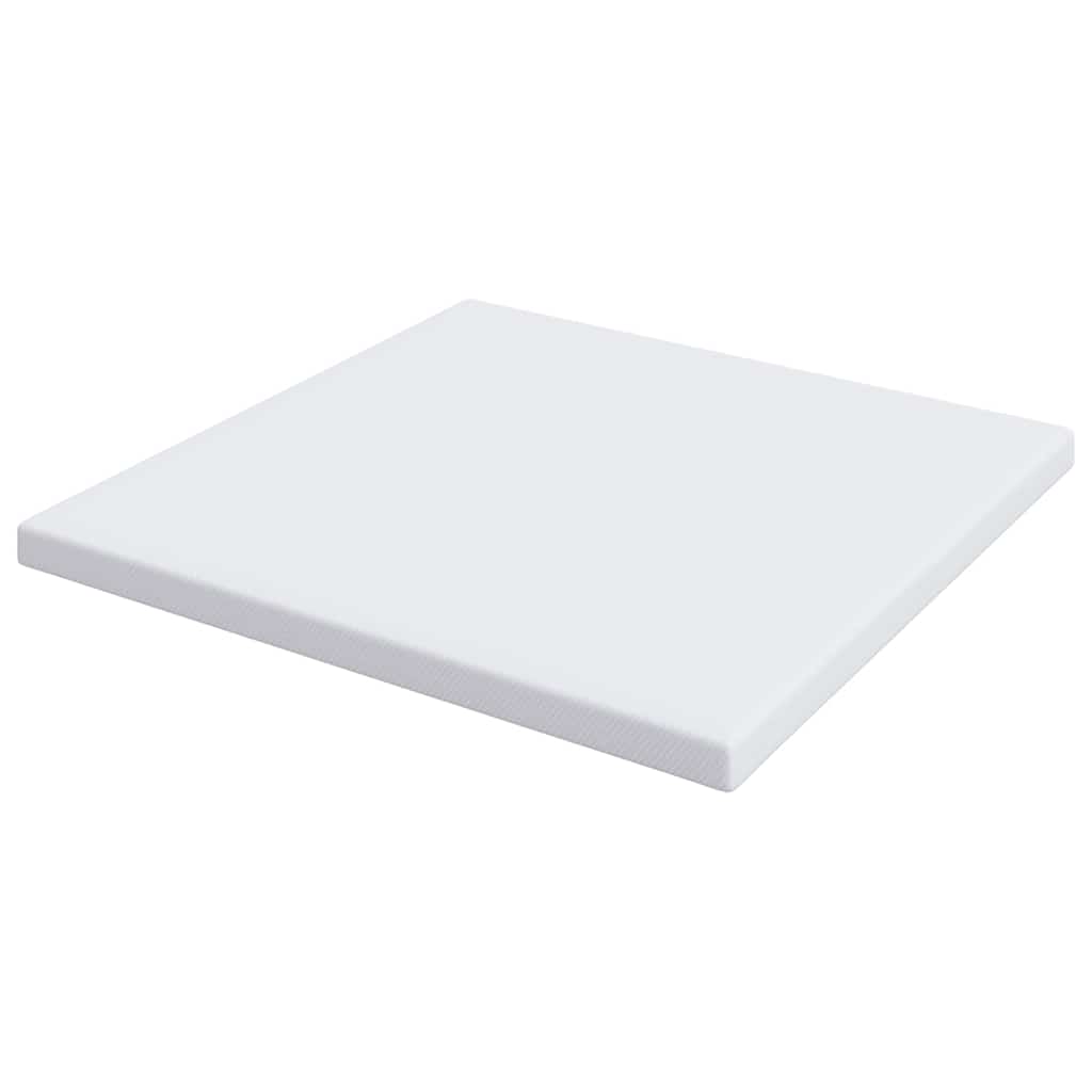 Matratzentopper aus Memory-Schaum 200 x 200 cm Thick Weich Weiß