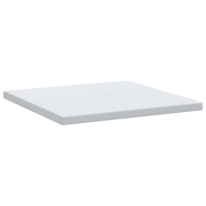 Matratzentopper aus Memory-Schaum 200 x 200 cm Thick Weich Weiß