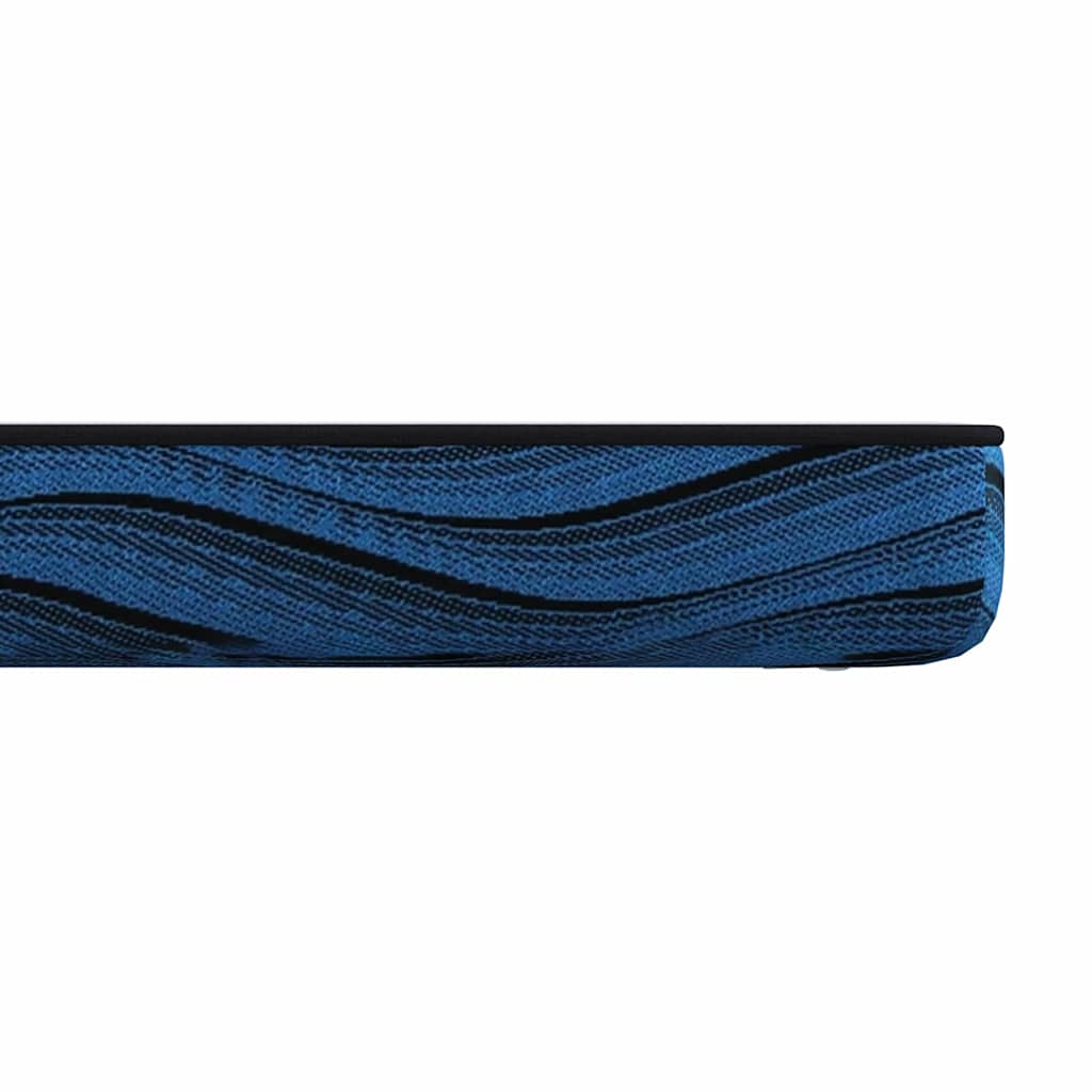 Matratzenpads Weiß und blau 90 x 190 cm Gel-Speicherschaum