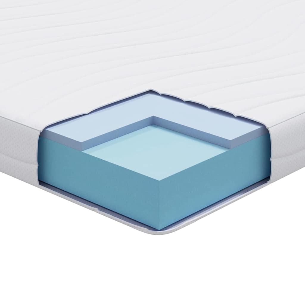 Matratze Weiß 80 x 200 cm Gel-Speicherschaum