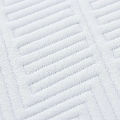 Matratze Weiß und Blau 70 x 200 cm Jacquard-Stoff