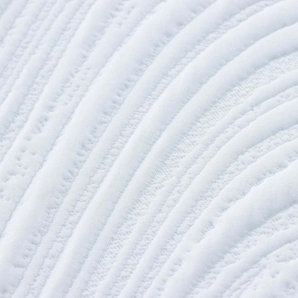 Matratze Weiß und Grau 180 x 200 cm Gel-Speicherschaum