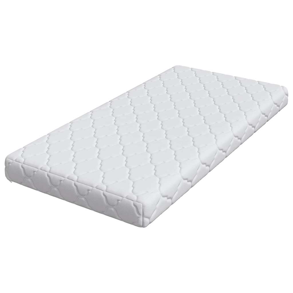 Matratze Weiß 60 x 120 cm Jacquard-Stoff