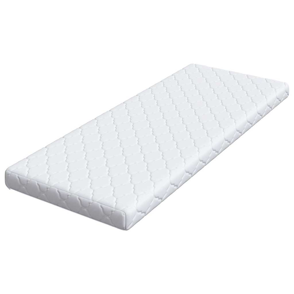 Matratze Weiß 70 x 200 cm Jacquard-Stoff