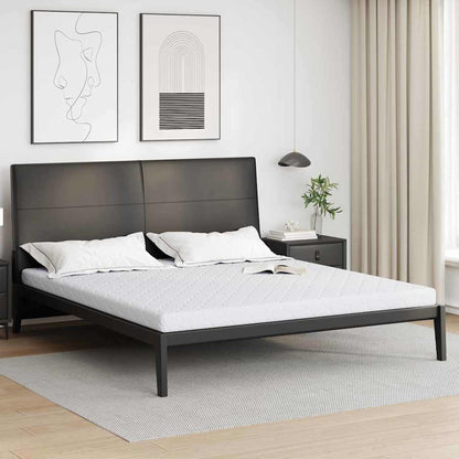 Matratze Weiß 200 x 200 cm Jacquard-Stoff