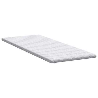 Kokosnuss Topper Weiß 70 x 200 cm Jacquard-Stoff