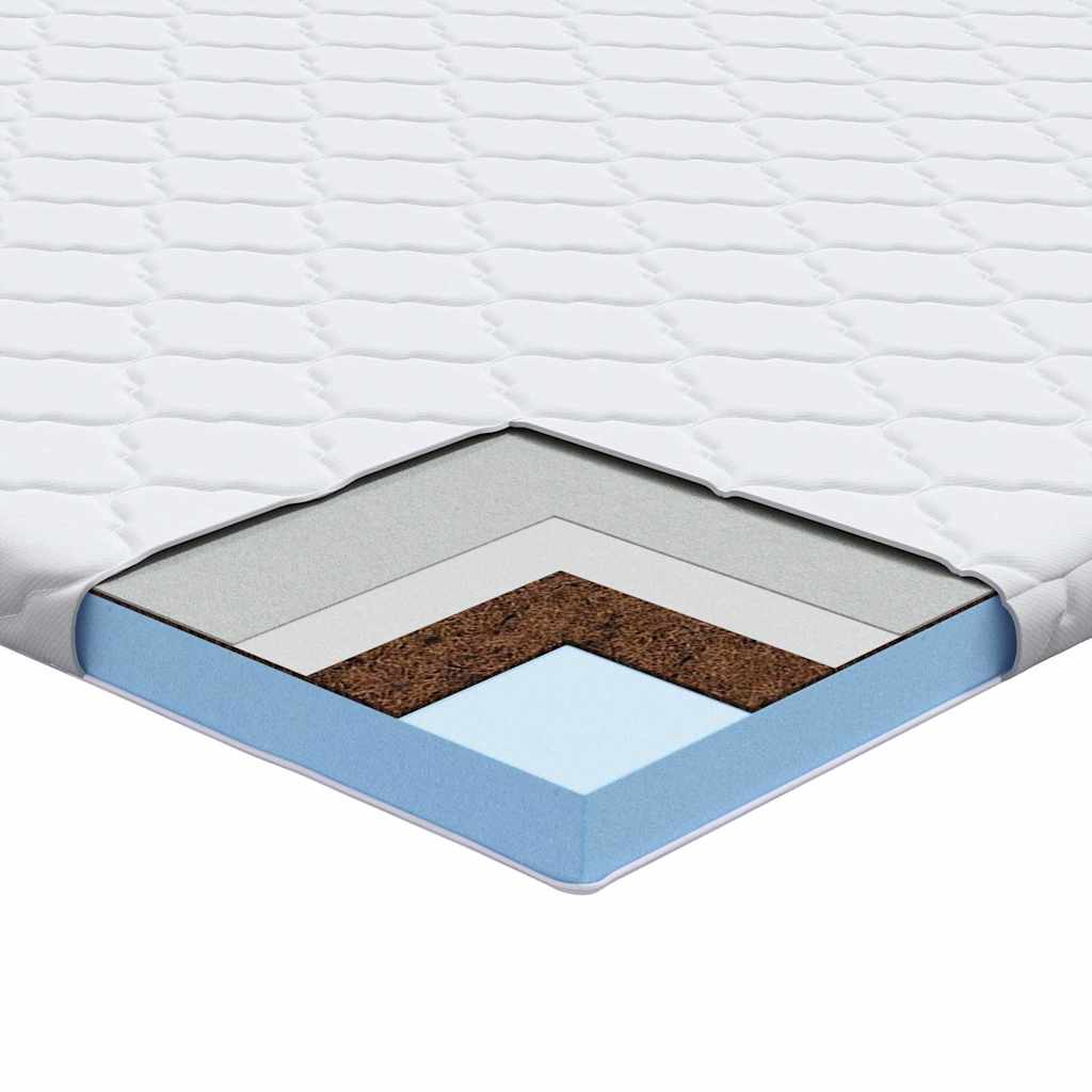 Matratzenpads Weiß 120 x 200 cm PU-Schaum