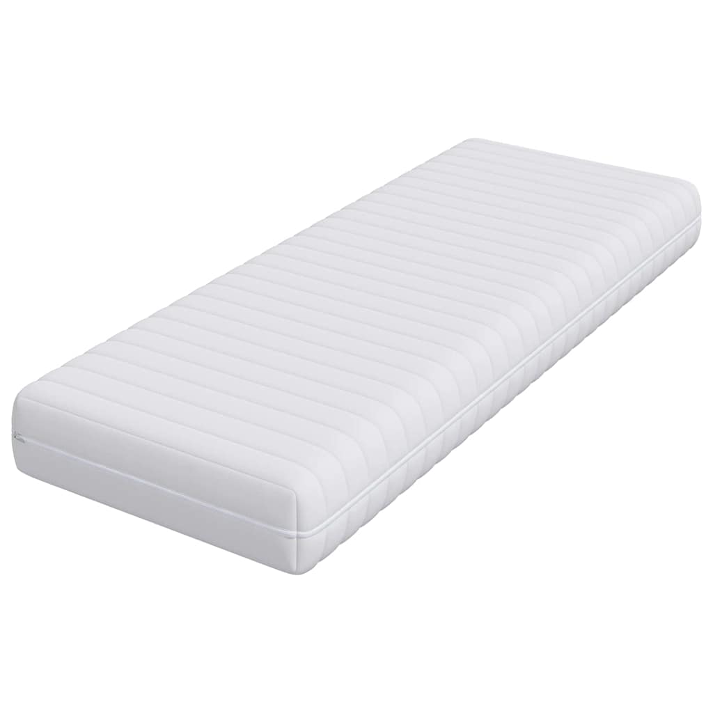 Matratze mit Kokosnusschicht Mittelfest 80 x 200 cm Weiß