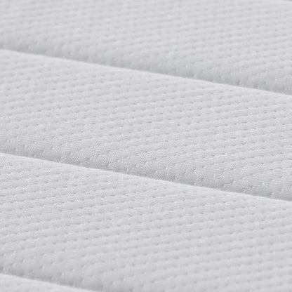 Matratze mit Kokosnusschicht Mittelfest 120 x 200 cm Weiß