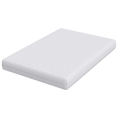 Matratze mit Kokosnusschicht Mittelfest 140 x 190 cm Weiß