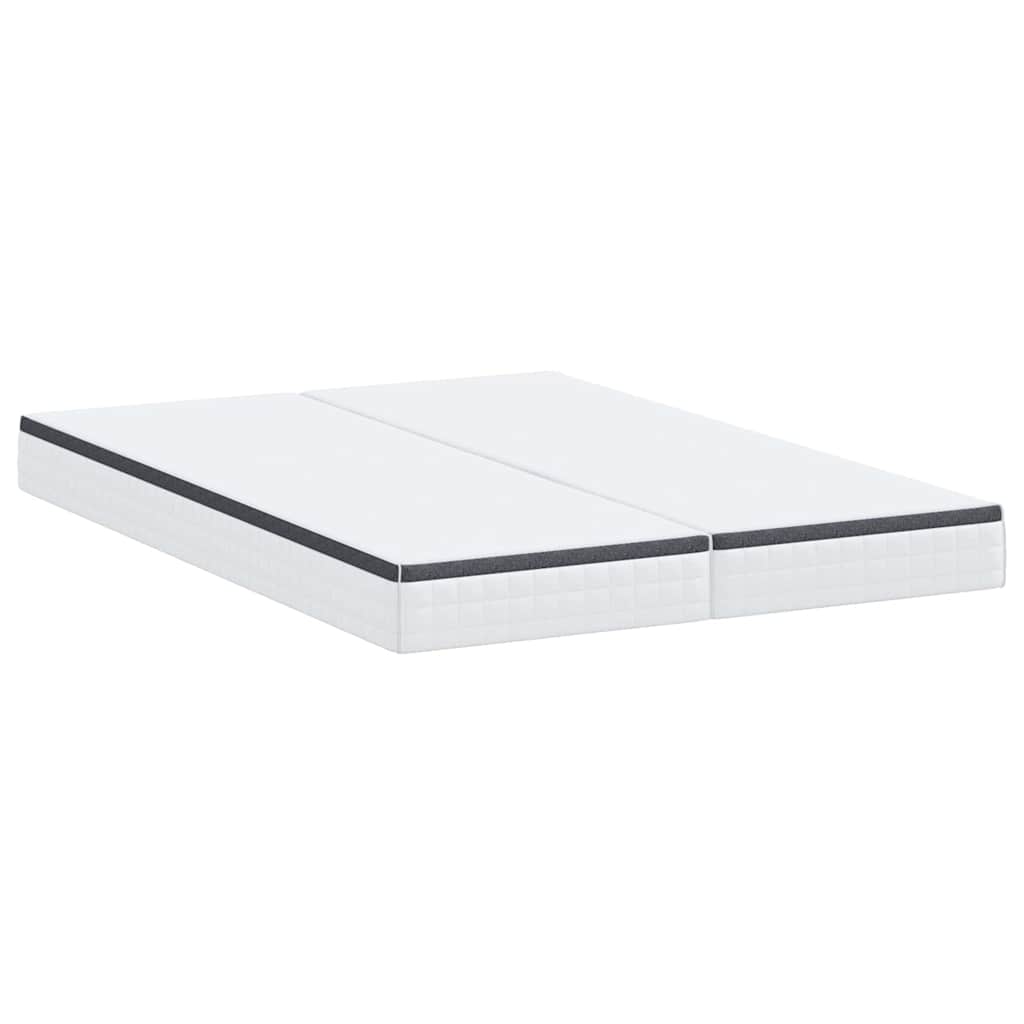 Matratze 2 pcs Weiß und Grau 70 x 190 cm Bonell Feder