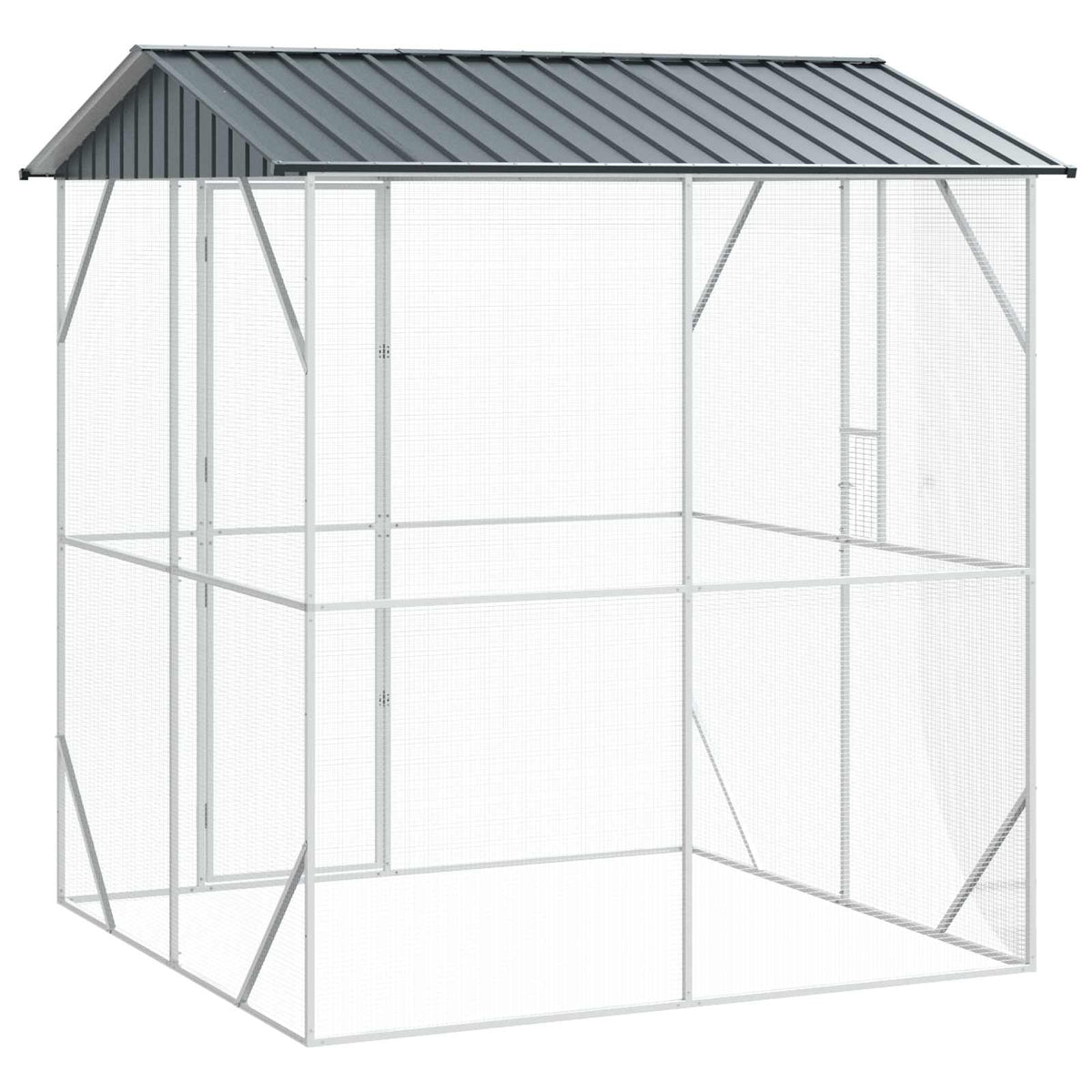 Vogelkäfig Anthrazit 215 x 208 x 247 cm
