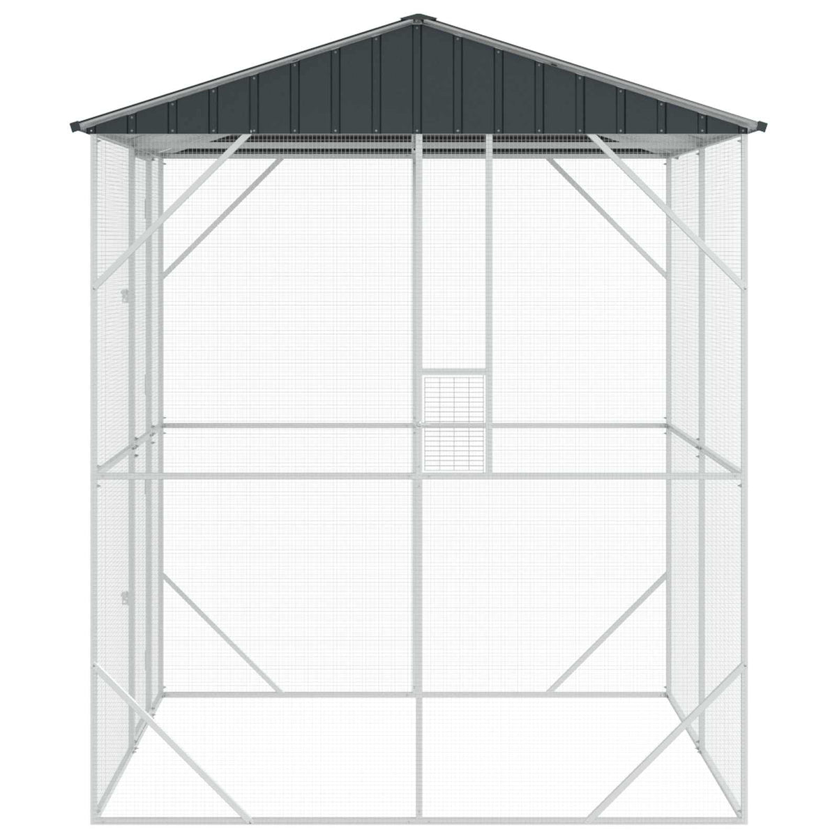 Vogelkäfig Anthrazit 215 x 208 x 247 cm
