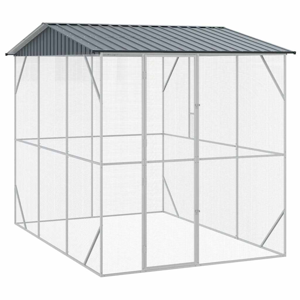 Vogelkäfig Anthrazit 227 x 310 x 247 cm