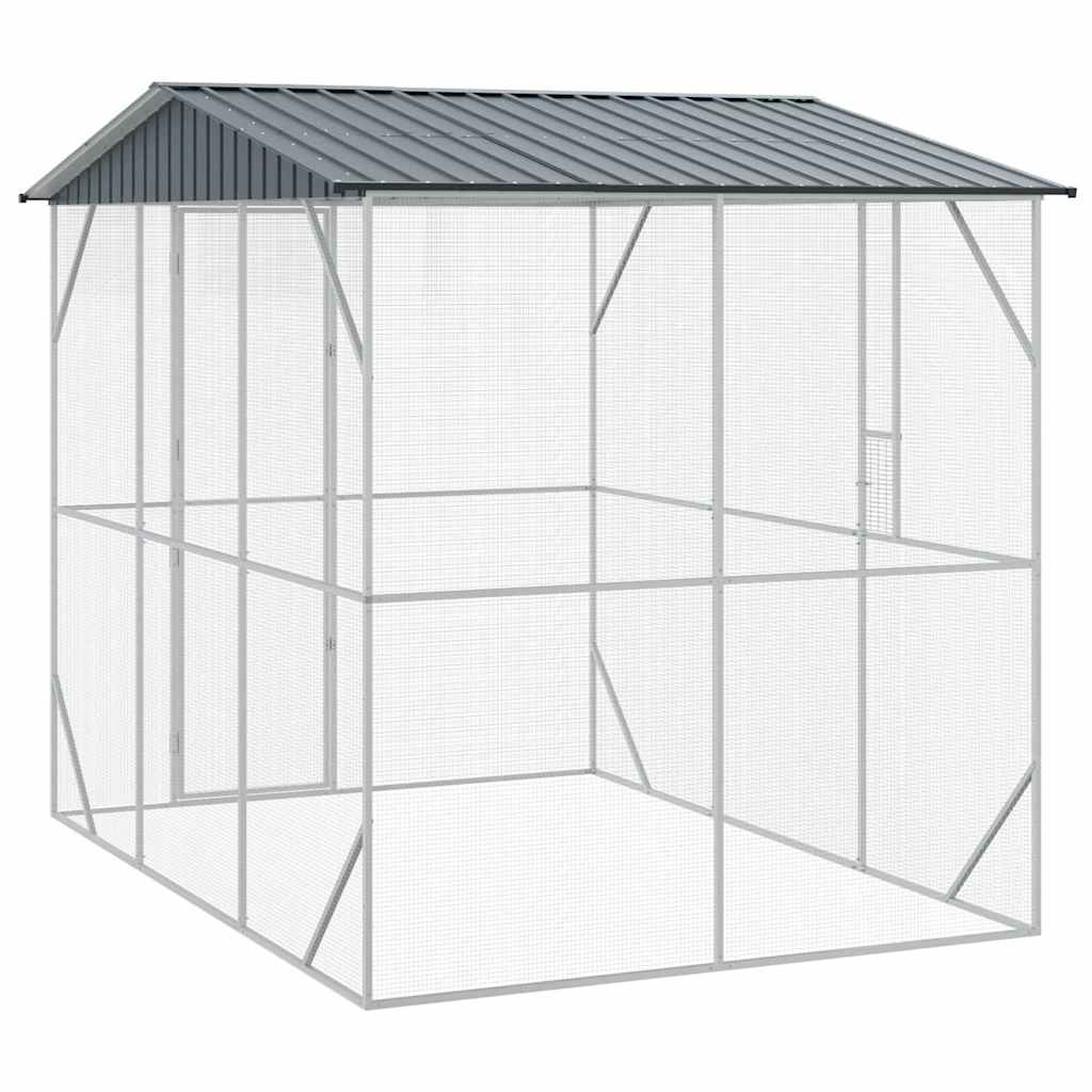 Vogelkäfig Anthrazit 227 x 310 x 247 cm