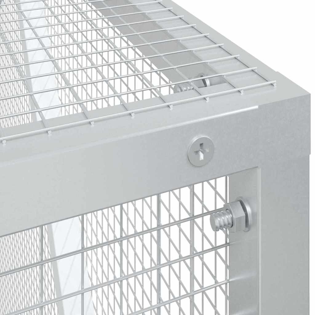 Vogelkäfig Anthrazit 210 x 304 x 213 cm Verzinkter Stahl