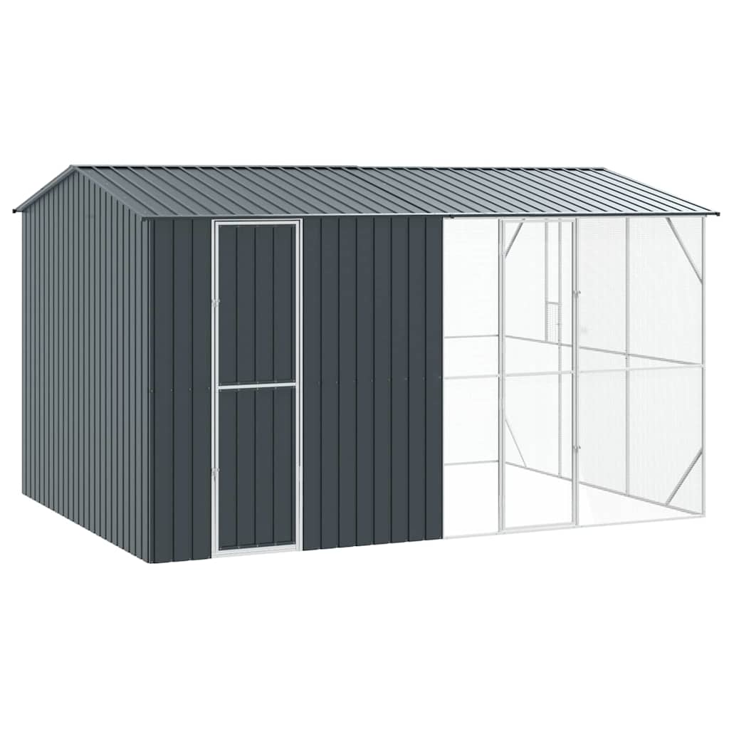 Vogelkäfig Anthrazit 430 x 310 x 247 cm Verzinkter Stahl